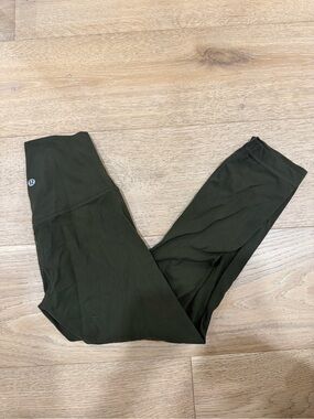 lululemon athletica Olive Green High-Rise Leggings